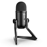 USB Podcast Microphone for Recording Streaming, Condenser Computer Gaming Mic for PC Mac, Headphone Output&Volume Control, Mic Gain Control, Mute Button for Vocal, YouTube (K678)