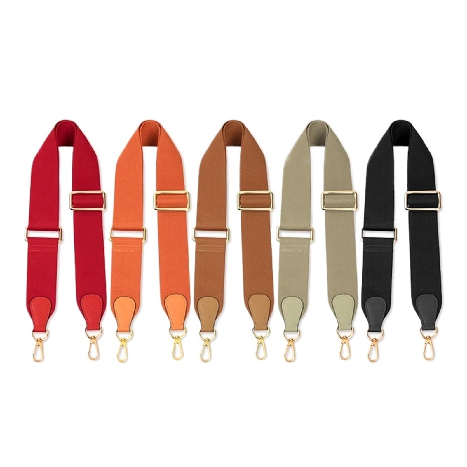 Taschengurt kompatibel mit Hermes Evelyn-Taschen, Canvas-Schultergurte, Ersatz, verstellbar, 100–110 cm, Taschenzubehör(Grey Gray)