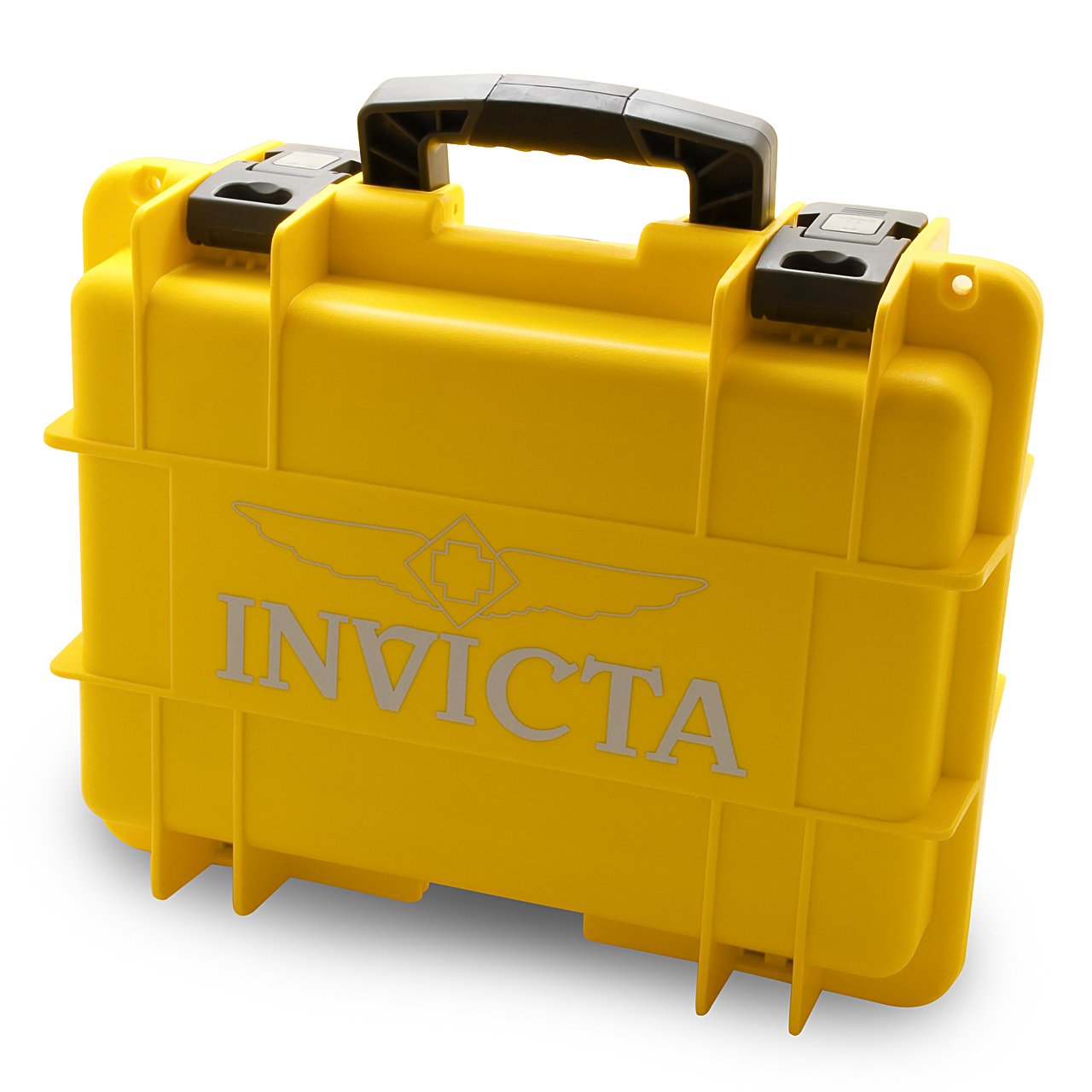 Invicta IG0098-RLC8S-Y - Caja de plástico para reloj, 8 ranuras, color amarillo