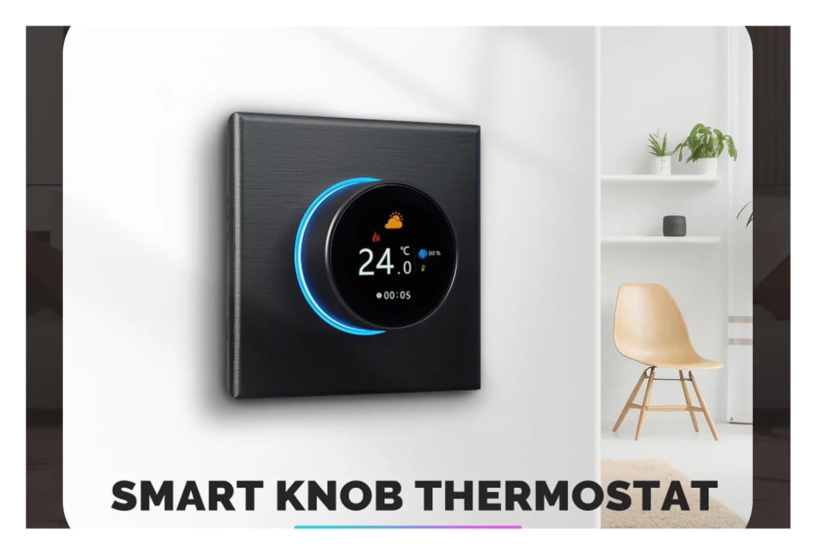Termostato Digital, Controlador de Temperatura del termostato la Perilla calefacción hogar intelinte for Trabajos eléctrica Caldera Gas y Agua(Electric Heat)