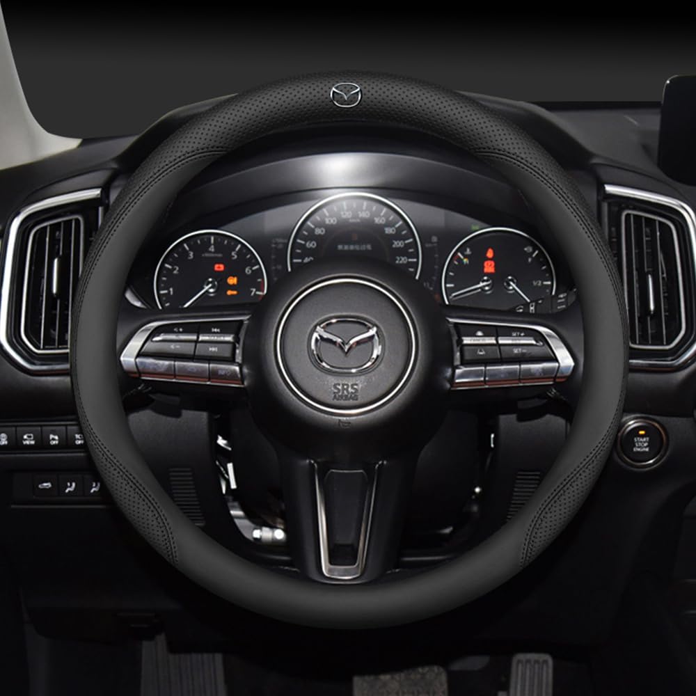 for Mazda CX50 2023 Car Steering Wheel Cover Leather Steering