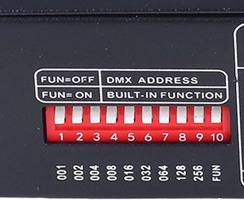 Miniatura 5 de Haofy Decordador DMX 512 de 3 canales, controlador de tira de luz LED de 12 V-24 V para iluminación LED RGB RGBW, controlador de atenuación de