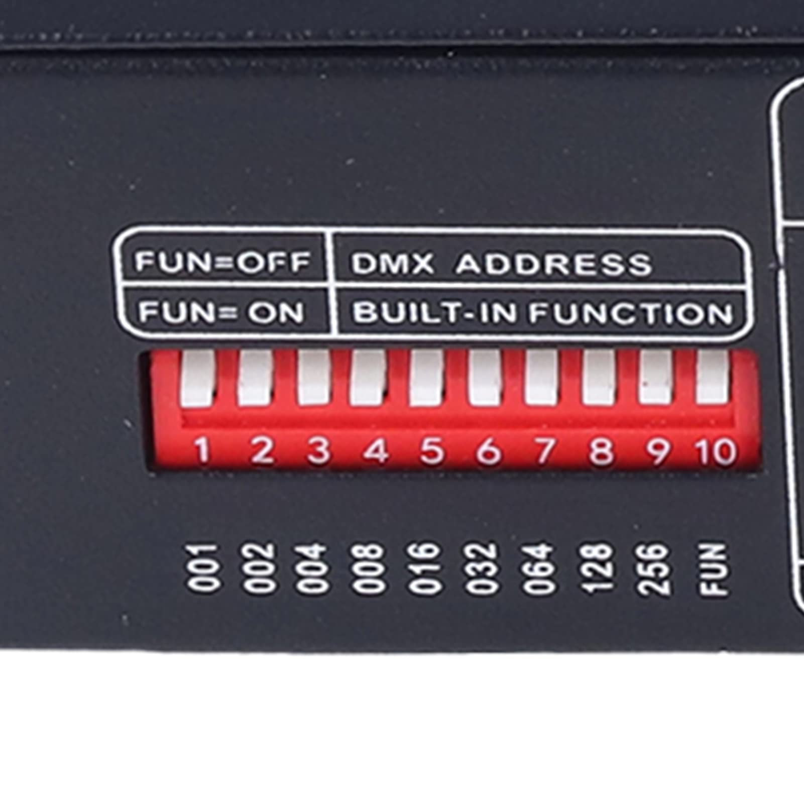 Controlador de Decodificador LED RGB DMX 512 8a de 3 Canales Controlador de Decodificador de Atenuación Ajustable para Bares Hoteles(4A en cada sentido)