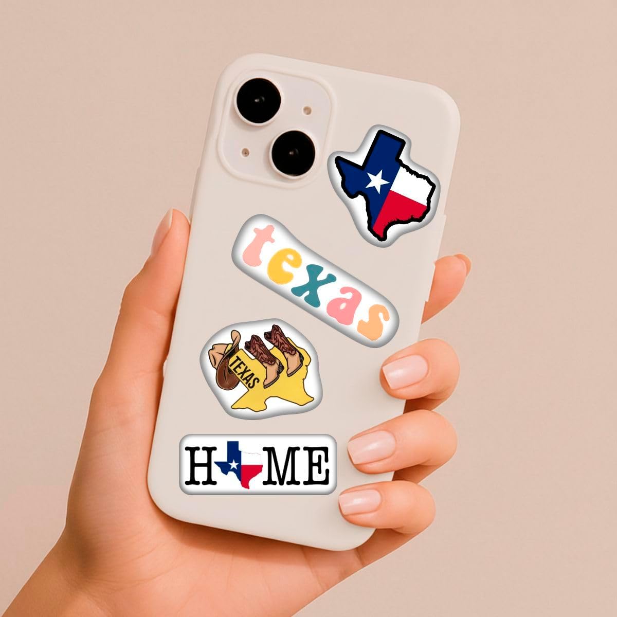 16Pcs Epoxy 3D Texas Stickers and Decals for Phone Case - Texas Gifts, Party Supplies & Dacorations - Austin and Houston Decals Waterproof - Stickers for Phone image 5