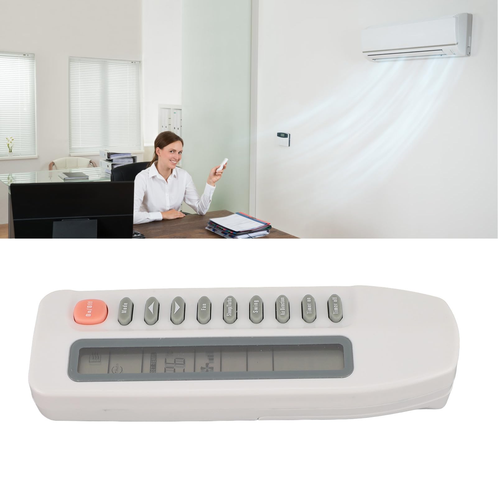 Mando A Distancia Universal Para Aire Acondicionado - Modelo R71A/CE, Alcance 12m