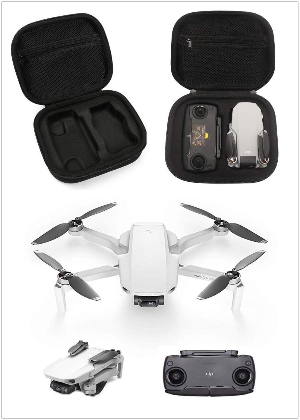 Mavic Mini Drone Storage Case-Waterproof Portable Carrying Travel Case EVA Hardshell Storage Bag for DJI Mavic Mini Accsessories
