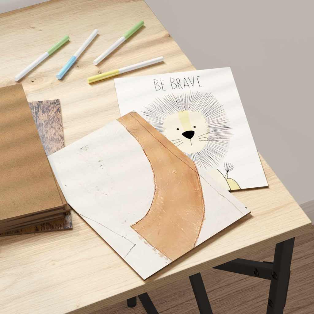 Dekoplatten 150er Pack 15 x 21 x 0,27 cm Holzwerkstoff | Glatte Oberflaeche, leicht schneidbar, vielseitig fuer Bastelprojekte, pflegeleicht mit feuchtem Tuch