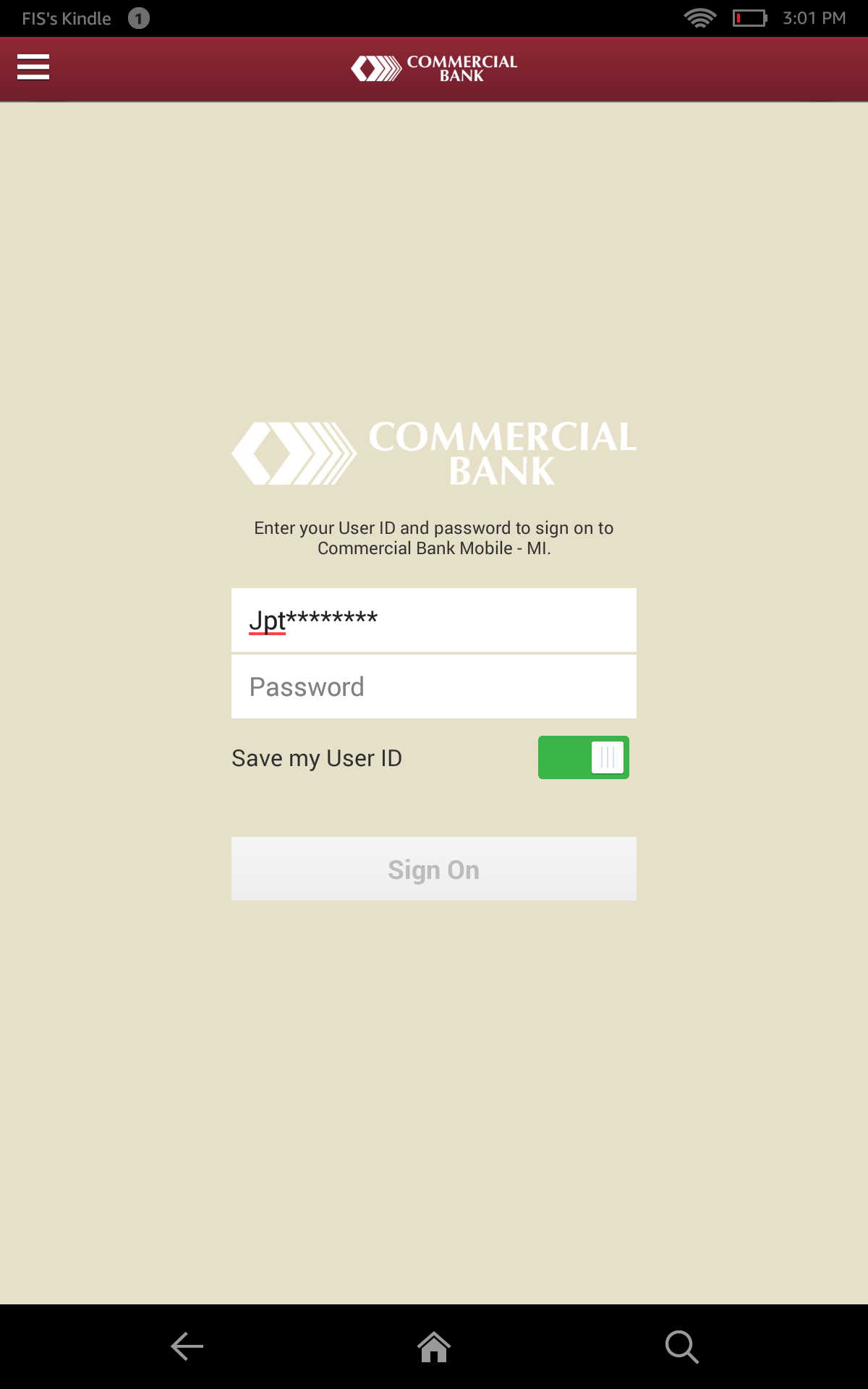 Commercial Bank Mobile for Android