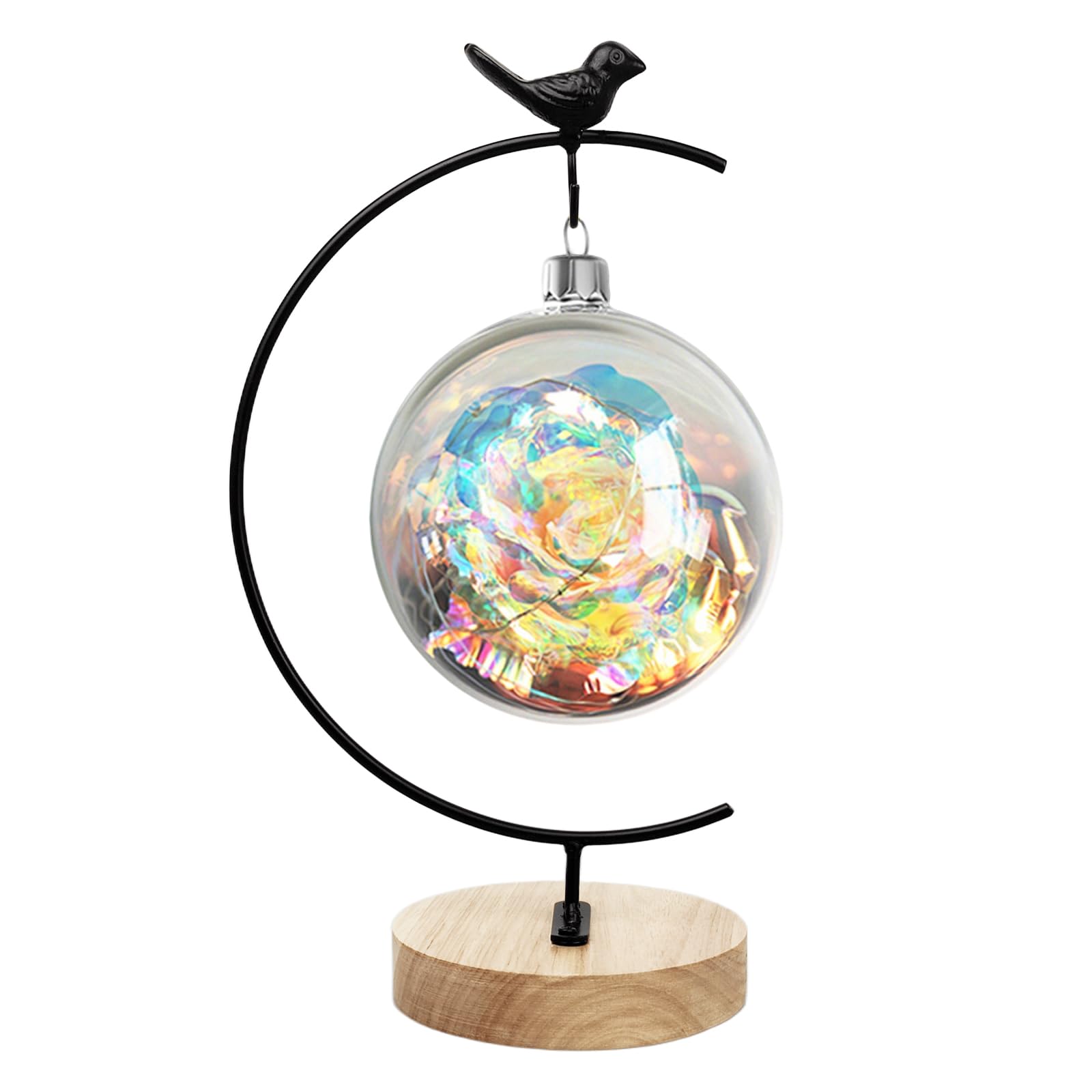Présentoir métal noir 30,5 cm, l'écrin parfait pour décoration de Noël