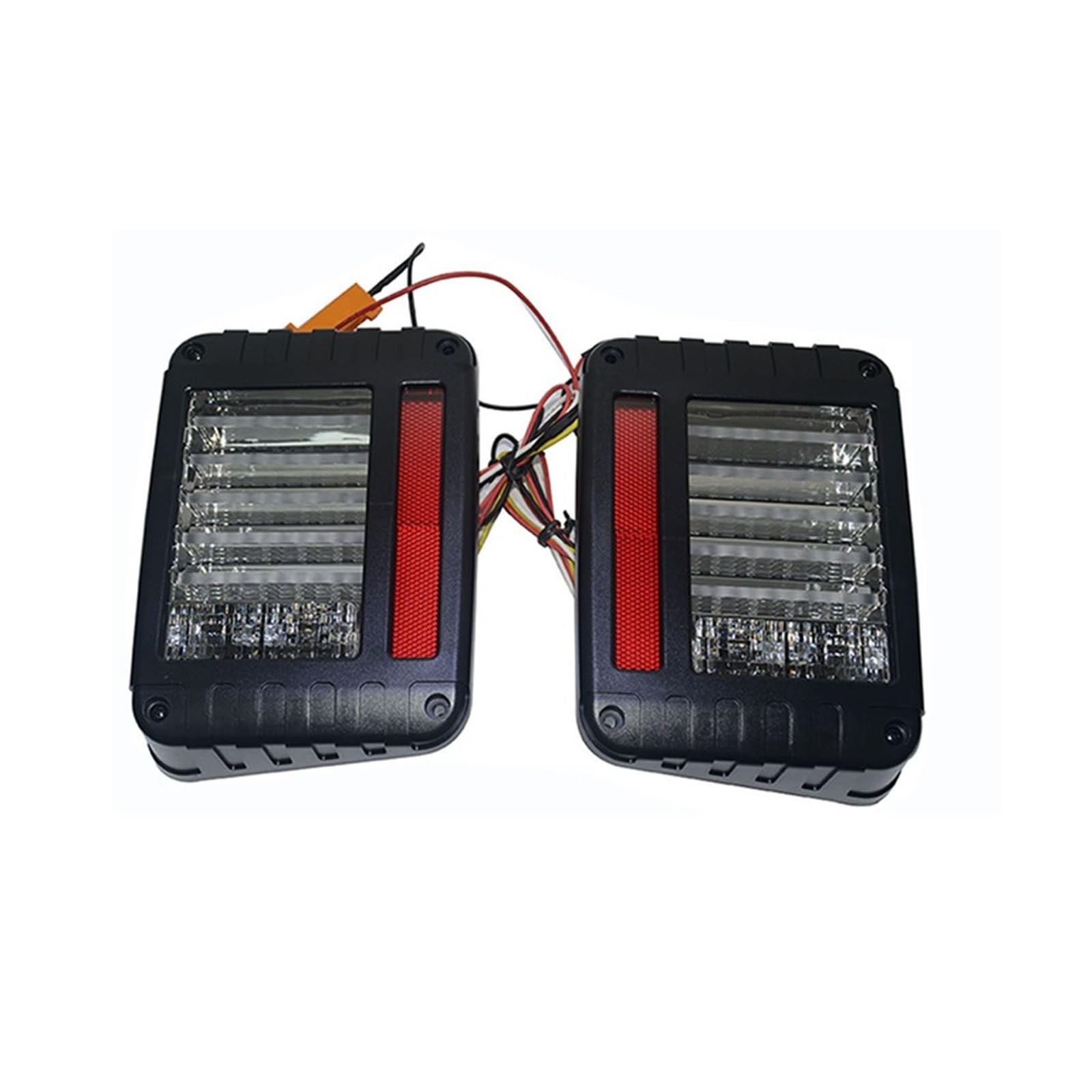 Halo Angel Eye 105W 7" Reflektor LED & amp; Tylne tylne światło hamowania LED & 4'' Światła przeciwmgielne kompatybilne z Jeepem Wranglerem JK(USA VERSION)