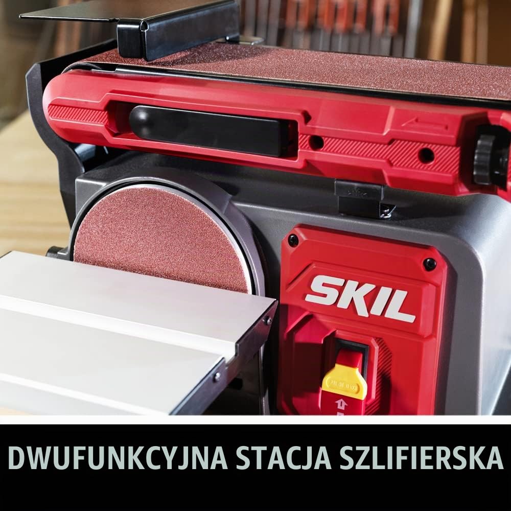 SKIL Szlifierka stołowa z paskiem 4,5 A i tarczami - BB9504-00