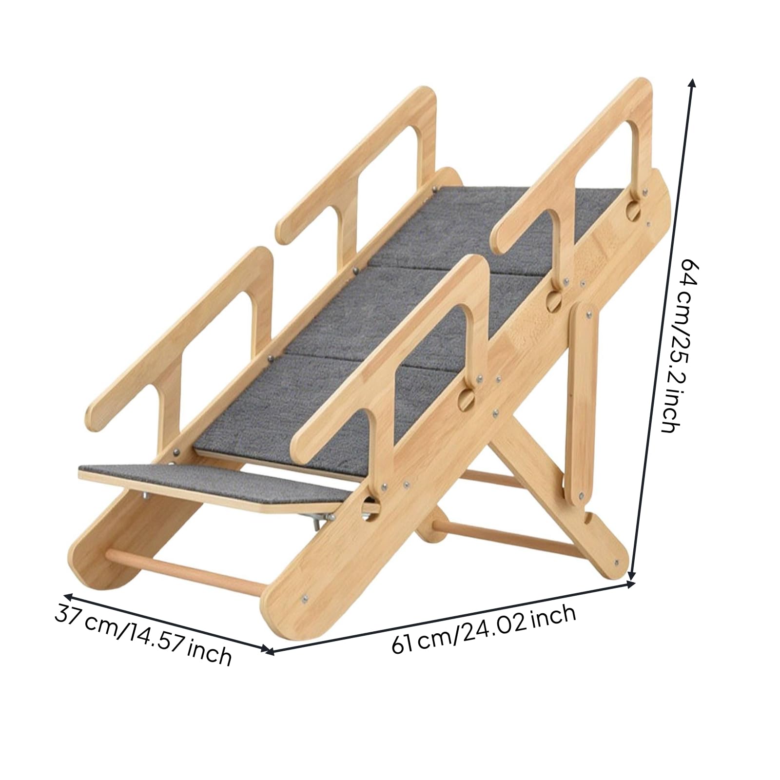 Scaletta per Animali in Legno Supporto, style to 1, Imballaggio In Scatola Indipendente