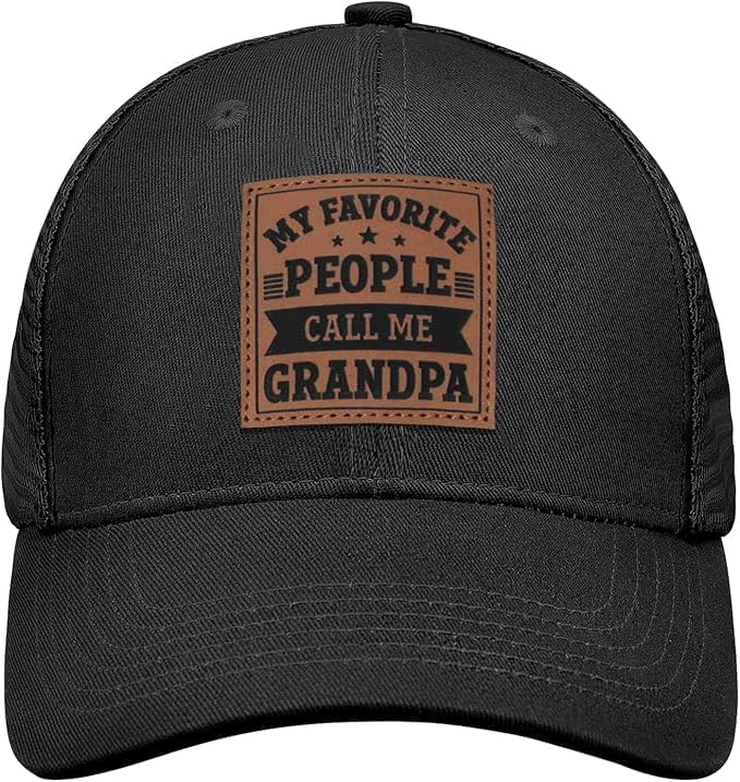 Funny Gifts for Grandpa,Grandpa Gifts from Grandkids, Birthday Gift,Trucker Hat for Men Mesh-Back Baseball Cap