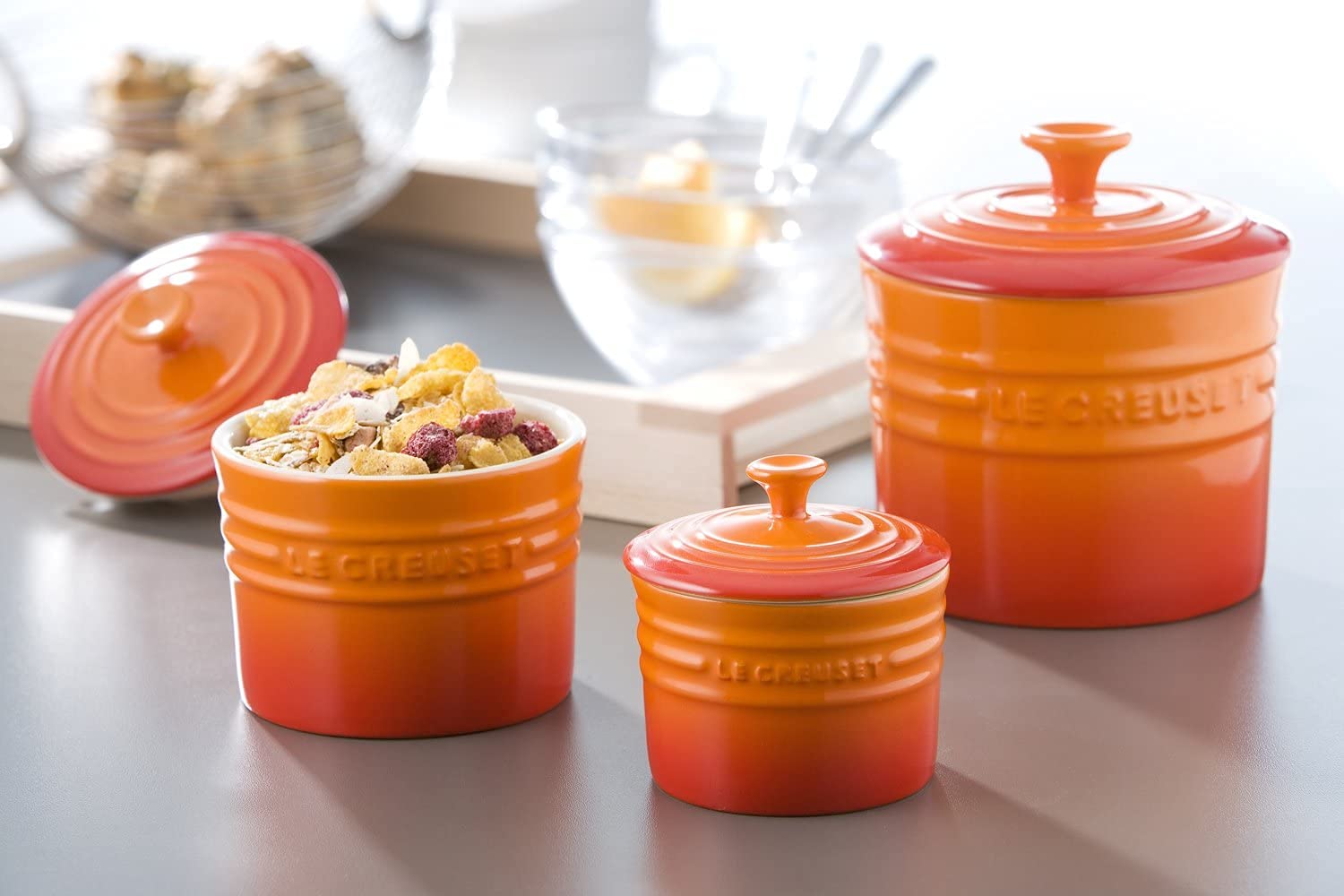 Le Creuset Porta Condimentos M 400ml Laranja | Amazon.com.br