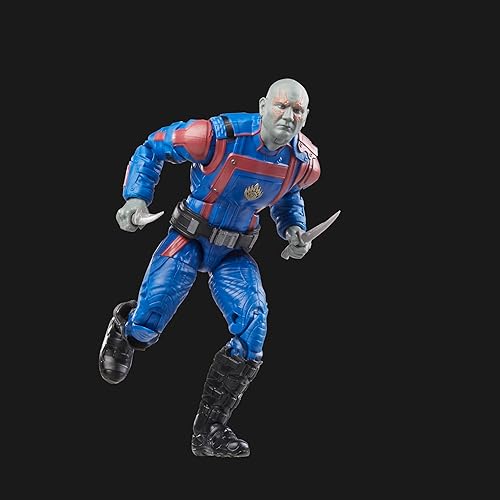 Miniatura 6 de Marvel Legends Series Drax, Guardianes de la Galaxia Vol. 3 - Figuras de acción coleccionables de 6 pulgadas, juguetes para edades de 4 años en