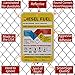 SmartSign Diesel Fuel GHS Sign with Hazard Statements, NFPA Rating and PPE Required - Sign | 12
