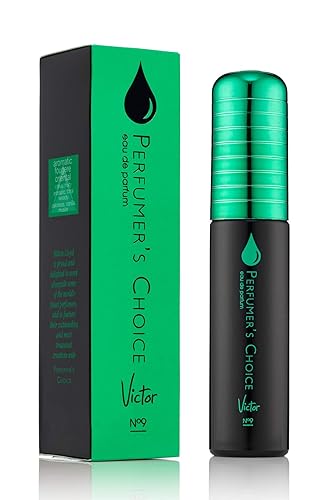 Perfumer's Choice No 9 Victor de Milton-Lloyd - Perfume para hombre - Aroma aromático de ámbar - Se abre con manzana, bergamota y grosella negra -