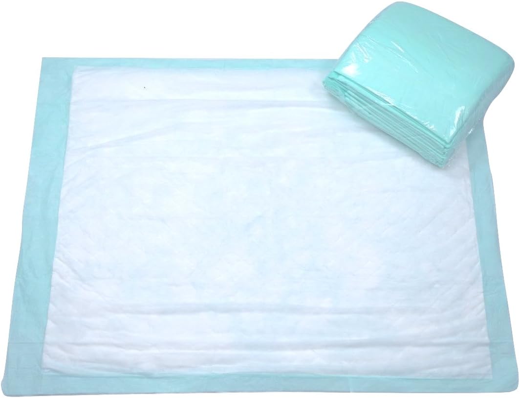 Buy 1 get 1 Extra Large Disposable Incontinence Bed Pad 10 Count (Size 36 x 36 Inch) - Hospital Underpad with Incontinence Protection for Adult, Child, or Pets - Absorbent Waterproof Chux by BrightCare