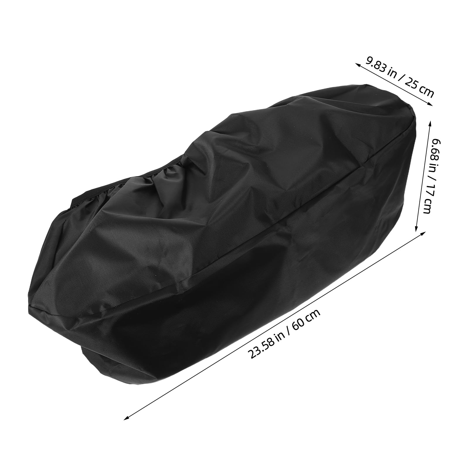 VALICLUD Housse de Protection pour Treuil en Tissu Oxford 420d Noir, Résistante la Déchirure Intempéries, pour Treuils de Camping-car en Extérieur