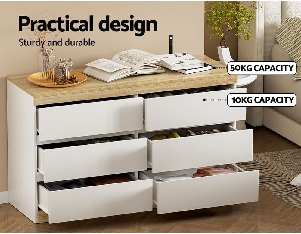 Artiss Chest of Drawers with weight capacities