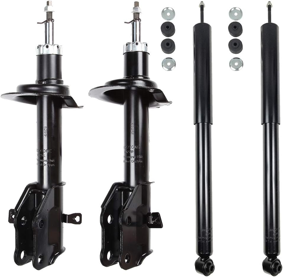 scitoo front rear shock absorbers fits for ford edge 2007-2010,for lincoln mkx 2007-2010 auto shocks 334644 334645 349068 (4pcs)