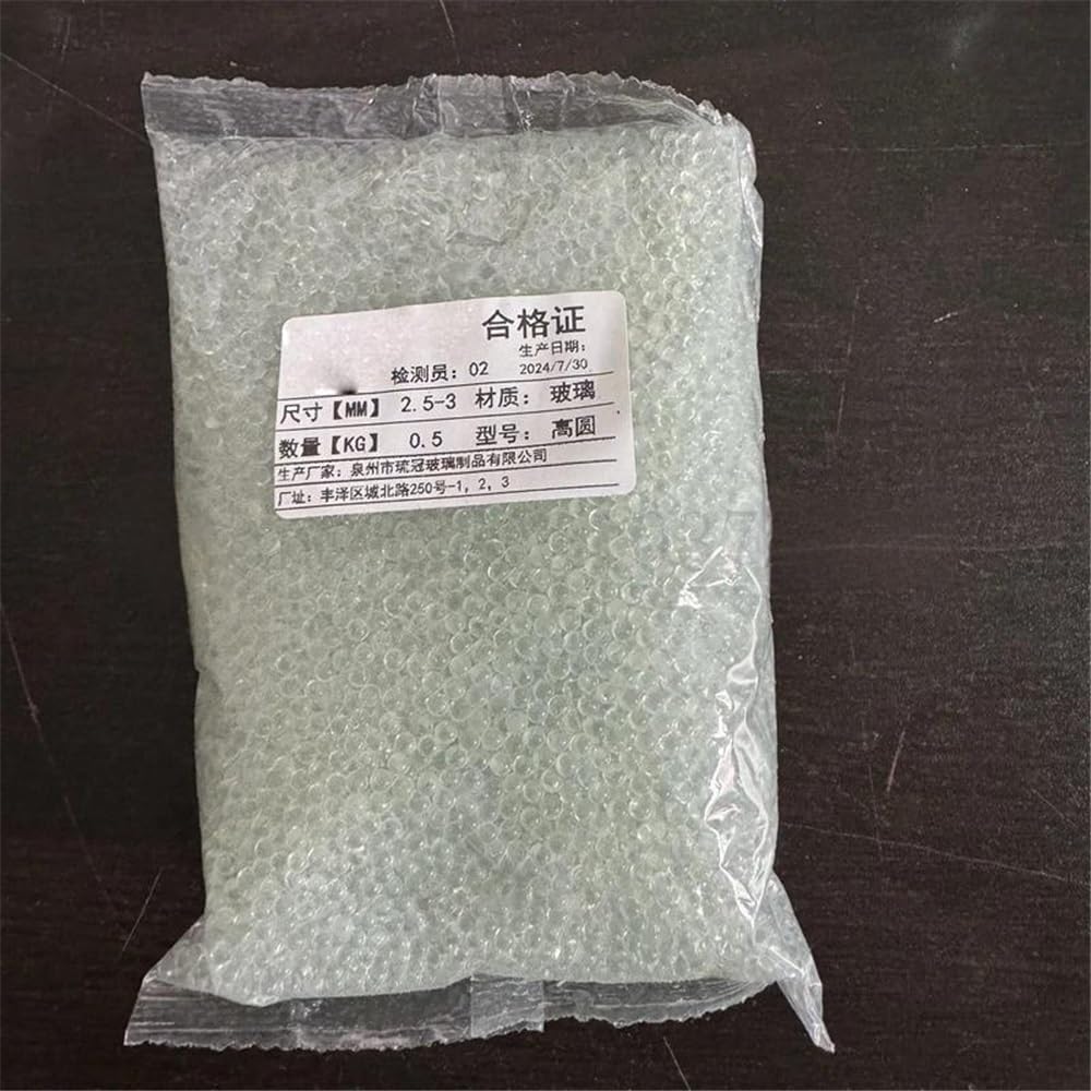 Vetreria da laboratorio Microsfere da laboratorio da 500 g/sacchetto Mini perle da laboratorio for esperimenti(2.5mm 500g)
