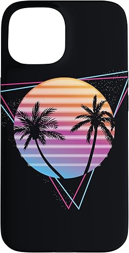 Miniatura 6 de Palm Sunset 80s Vibe Retrowave Synthwave Aesthetics - Carcasa para iPhone 16