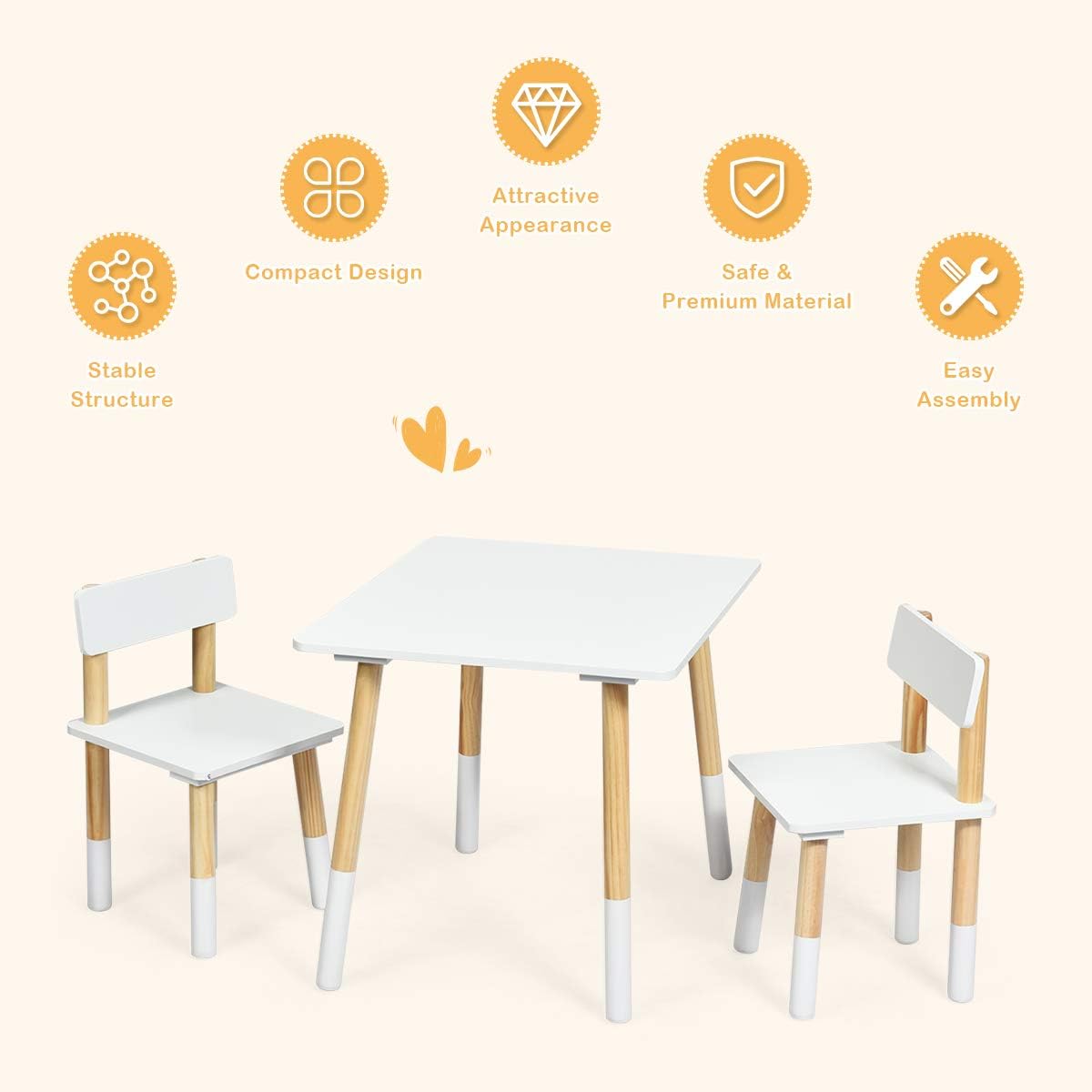 Buy Costzon Kids Table And Chair Set