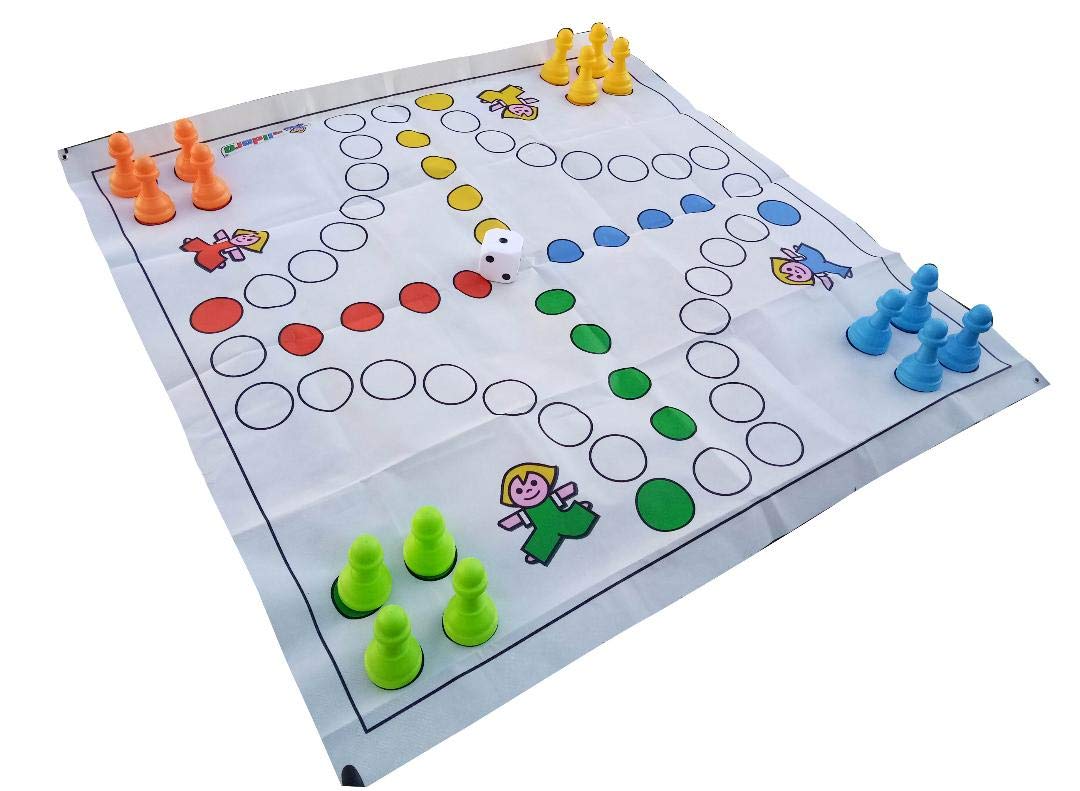 alldoro Grande gioco Ludo per interni ed esterni, giardino Ludo