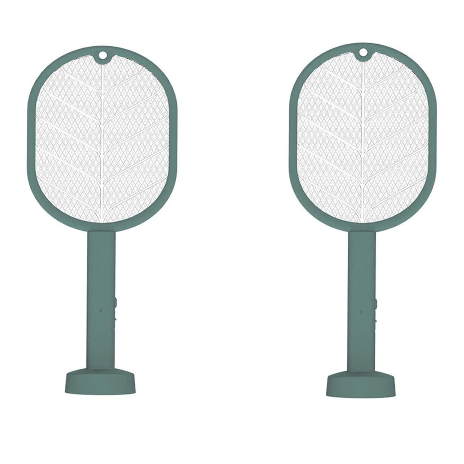 Fly Swatter-Zap Mosquito for Indoor And Outdoor Electric Pest Control, USB Rechargeable,LED Lighting w/Base