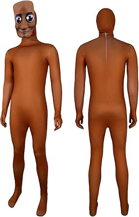 Costume Cosplay Tung Tung Tung Sahur Avec Masque - Italian Brainrot Pour Halloween & Carnaval - Enfants & Adultes