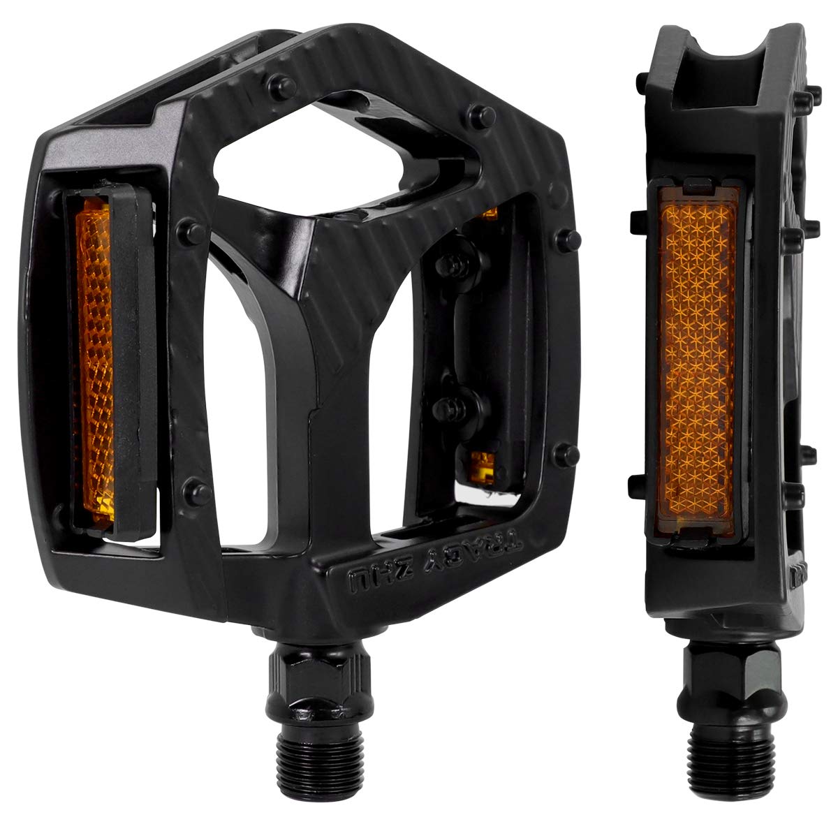 Amazon | Cyfie 自転車ペダル 9/16インチ 滑り止め フラットペダル