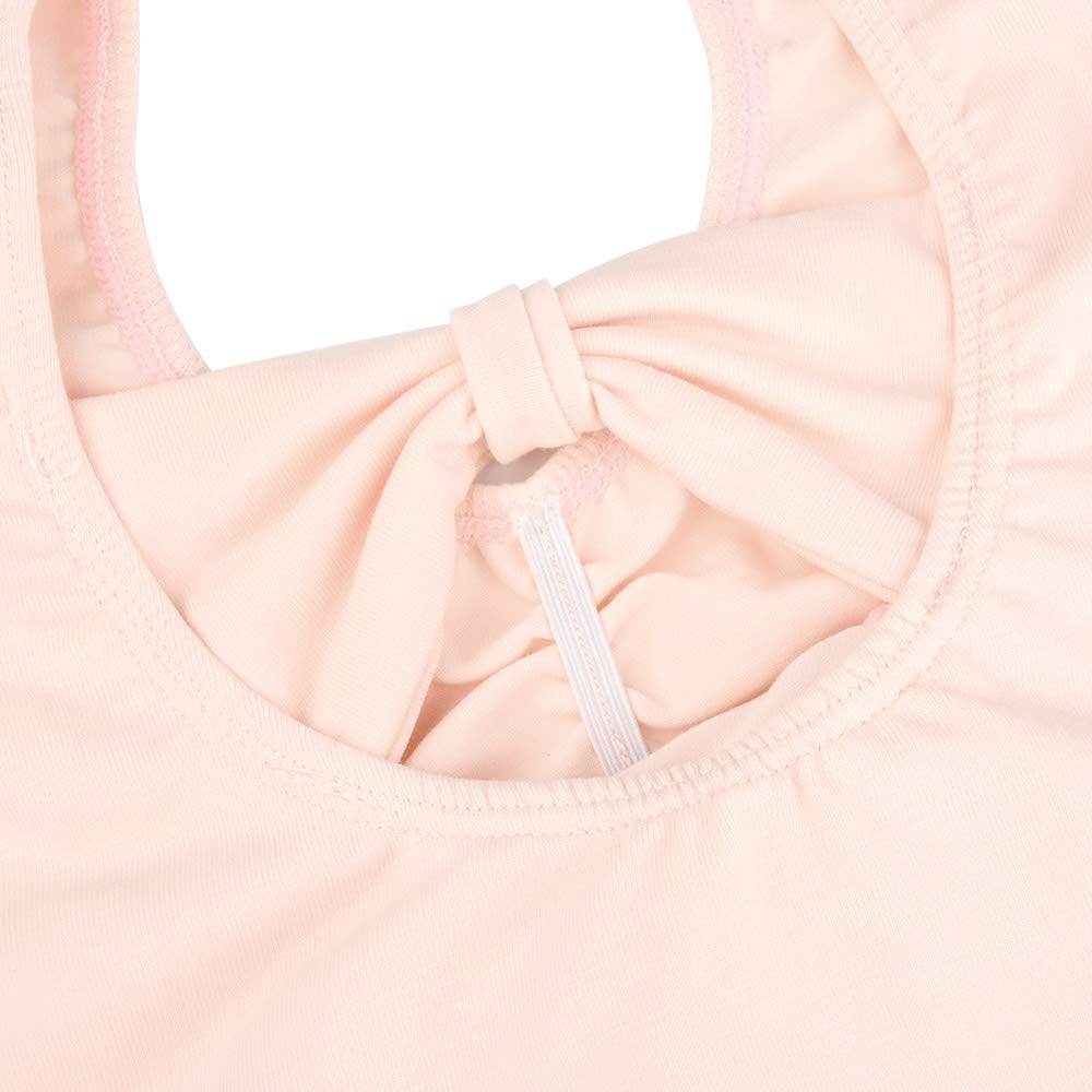 Bezioner Vestido de Ballet Maillot de Danza Manga Larga Gimnasia Leotardo Algodón Body Clásico para Niña