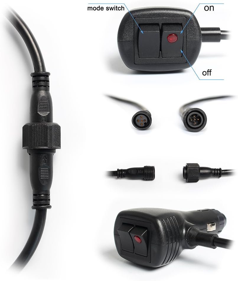 One-Day Sale: Up to 40% Off 32W LED Lightbar Visor Light Windshield Emergency Strobe Split Mount Deck Dash Lamp (Purple&White)