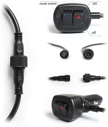 Miniatura 6 de Baliza con visera LED de 32W, luz estroboscópica de emergencia para parabrisas, lámpara de tablero con plataforma con montaje separado, Ambar