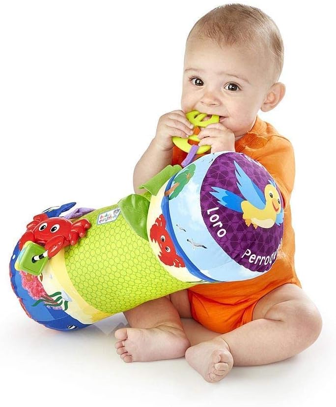 OMANZA Toys Soft Stuffed Crawling Roller Pillow for Newborn Infants Toddlers Rhythm of The Reef Prop Pillow Soft Baby Toys