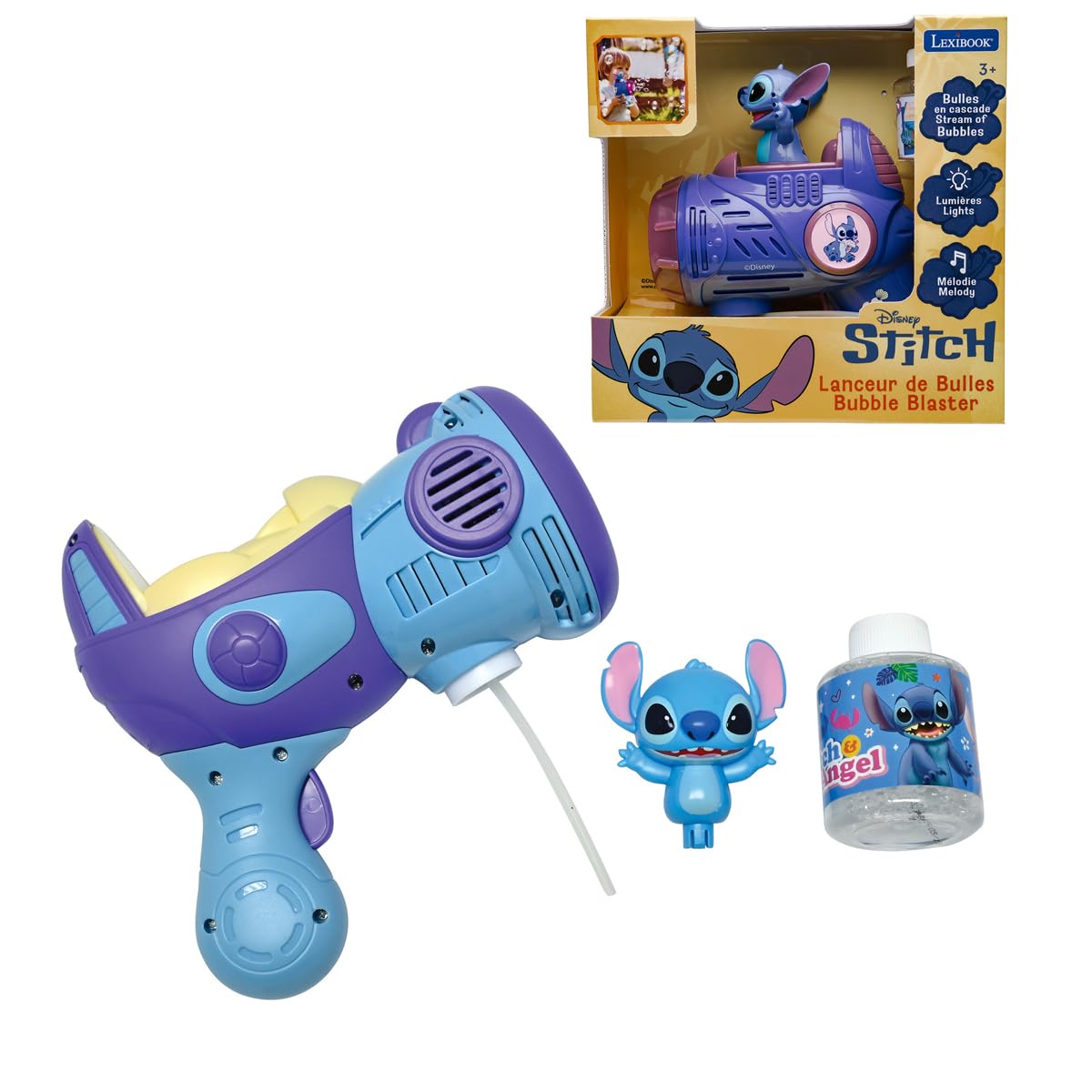 Lexibook, Stitch Eelectronic Bubble Blaster, PRB30D