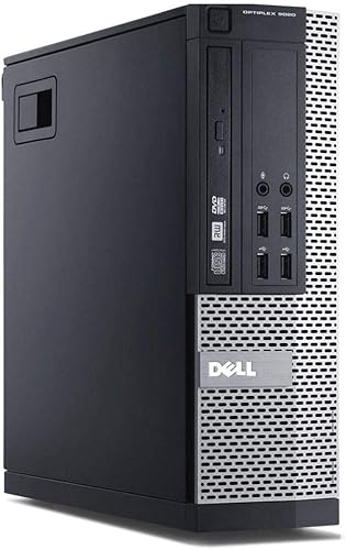 Dell Computadora de escritorio OptiPlex 9020 SFF, procesador Intel Core i7 de 3.4 GHz, RAM de 16 GB, unidad de estado sólido de 1 TB, teclado y
