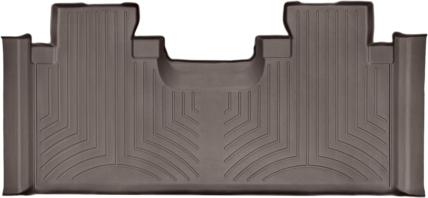 WeatherTech Custom Fit FloorLiners for Ford F-150, F-150, F-150 Raptor - 2nd Row (446973), Black