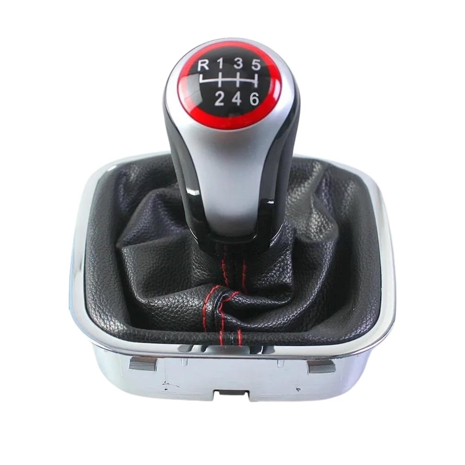 Uieowhn 6 Speed Car Gear Stick Knobs For Polo 6R 6C Hatchback Sedan 2011-2019 Mt 5/ Shift Gear Knob Cover(6 Speed)