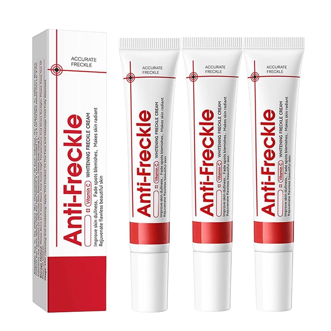 3 Pezzi Crema viso per macchie scure – Crema per la rimozione delle macchie di pigmento | Crema per la cura del viso sbiancante con effetto luminoso per le donne per la pulizia del viso notturno