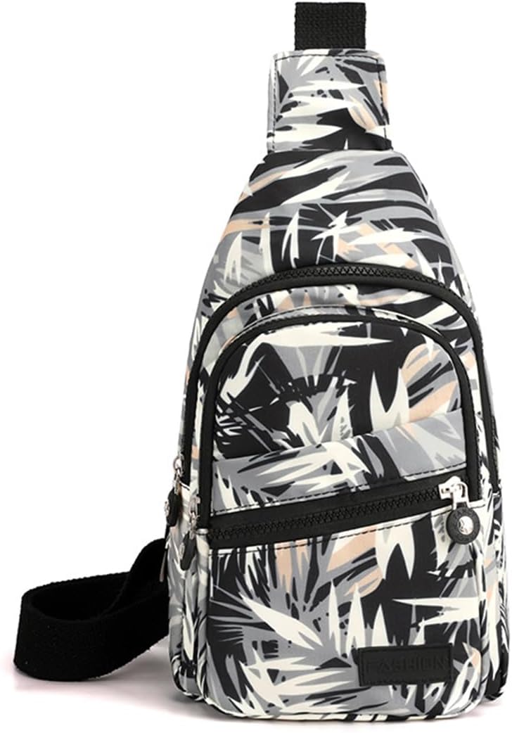 Hiflyer Sling Bags Crossbody Bags for Women Trendy, Fanny Packs for Women Cross Body, Sling Bag for Women Crossbody Purse (Tropical plant)