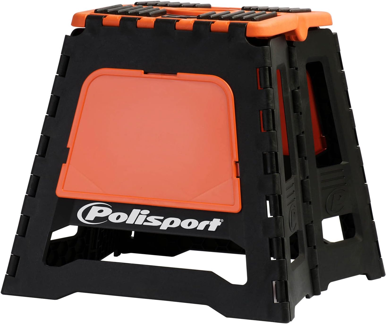 Polisport Foldable Pit Bike Stand (FIM Motocross World Championship Official Podium Bike Stand) (Orange)