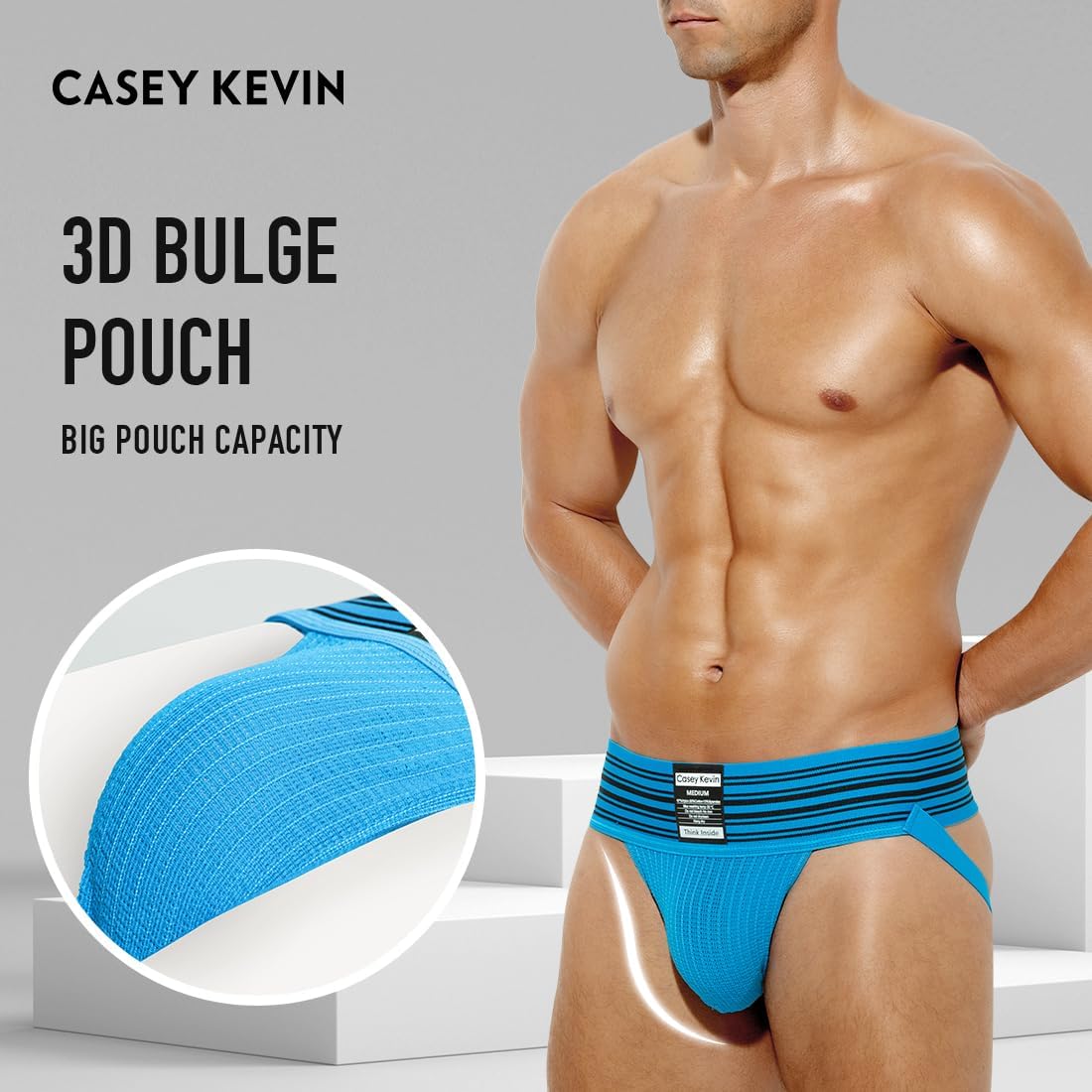 Casey Kevin Men's Christmas Thong Jockstraps For Men Jock Strap Sexy Lingerie Underwear Athletic Supporters - Image 4