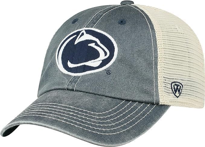 Collegiate Vintage Design Adjustable Hats (US Alpha One Size Penn State)