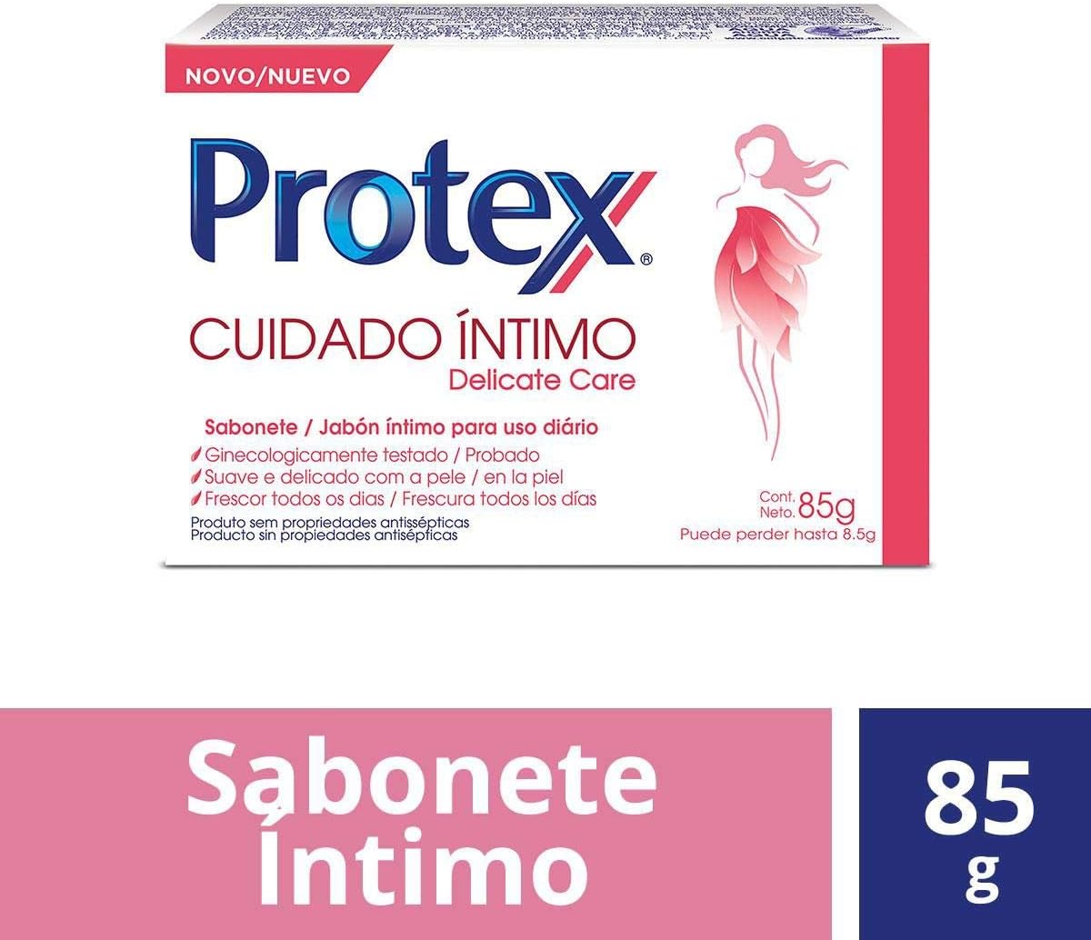 Sabonete Íntimo Barra Protex Cuidado Íntimo Delicate Care 85g