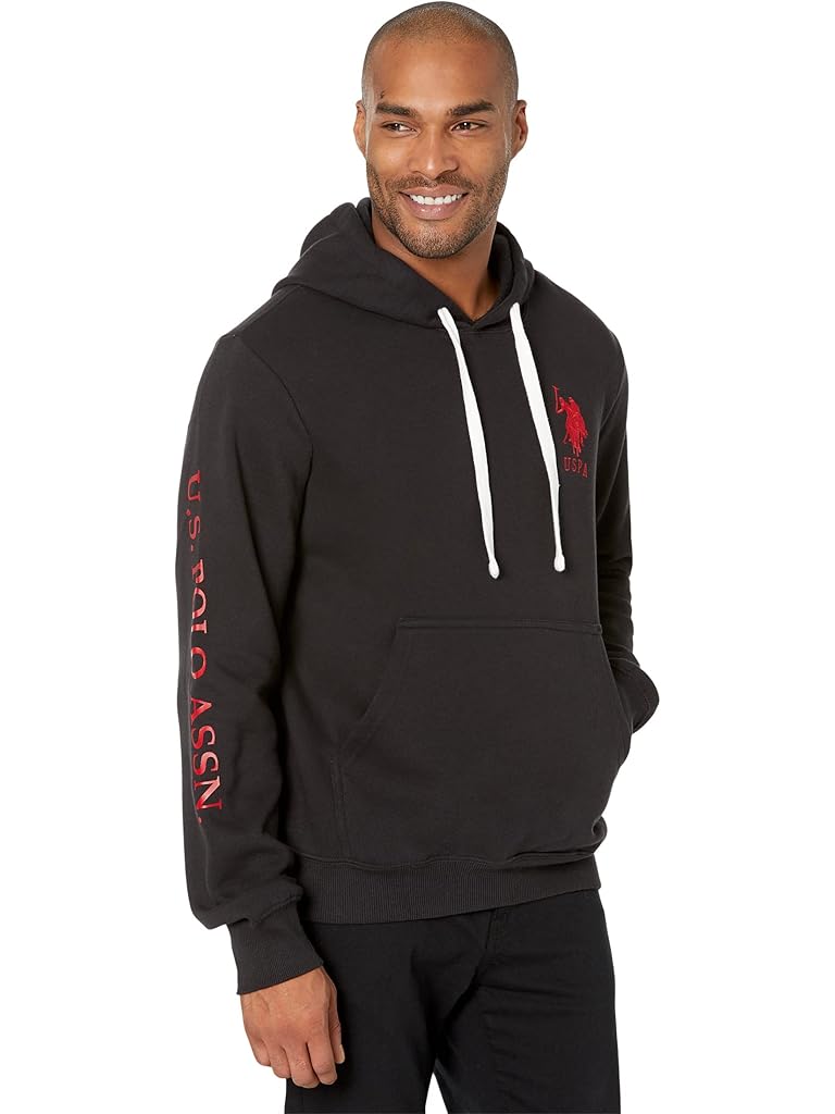 U.S. POLO ASSN. Popover Fleece Hoodie w/ Print