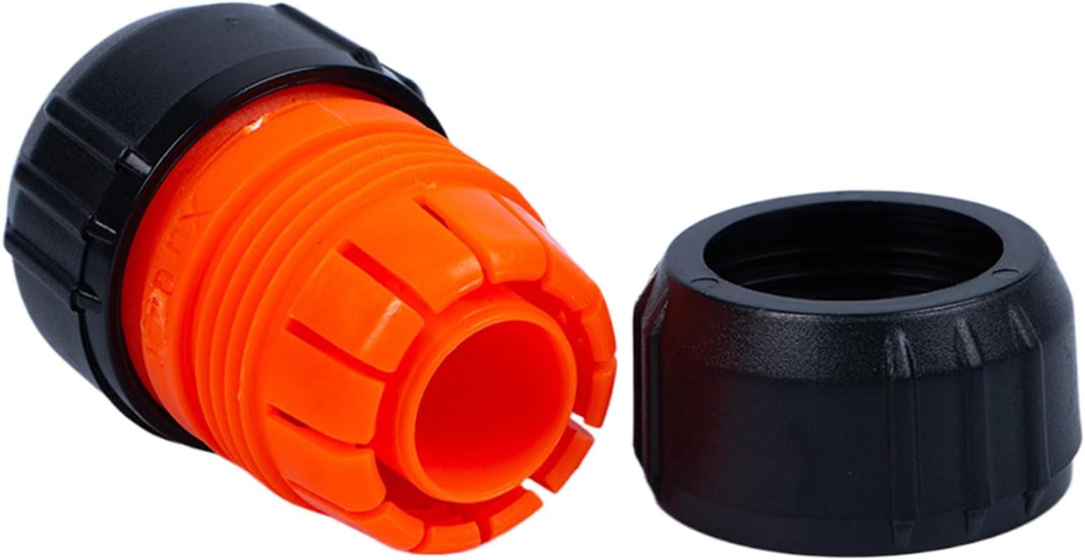 3/4 Inch Water Pipe 16-20mm Reducer Adapter, Leakproof Seal Design, 1piece, Garden Water Pipe Lock On Connector, Garden Tap Adaptor, Secure Grip Fit, For Irrigation Watering Lawn Care