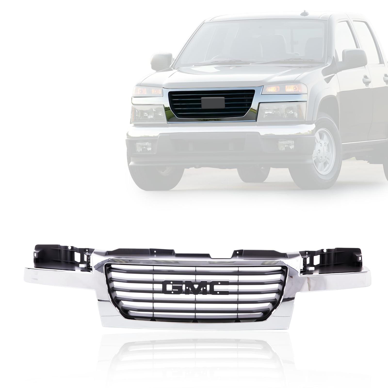 Amazon.com: JustDrivably Front Grille Grill Assembly With Chrome