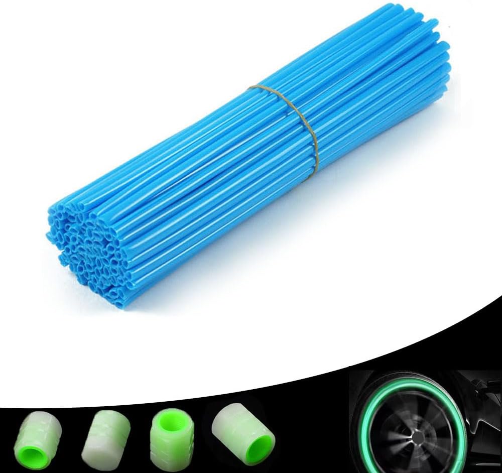 72Pcs Spoke Skins Dirtbike Spokes Motocross Wheel Covers